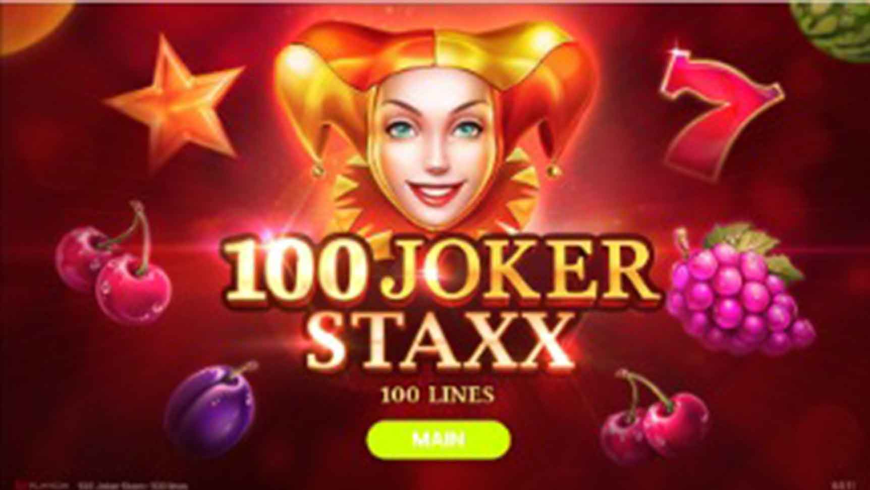 Slot Online 100 Joker Staxx Booongo