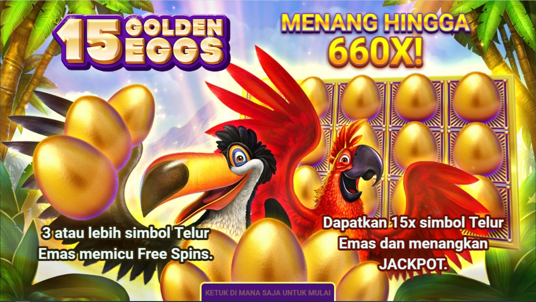 Slot Online 15 Golden Eggs Booongo