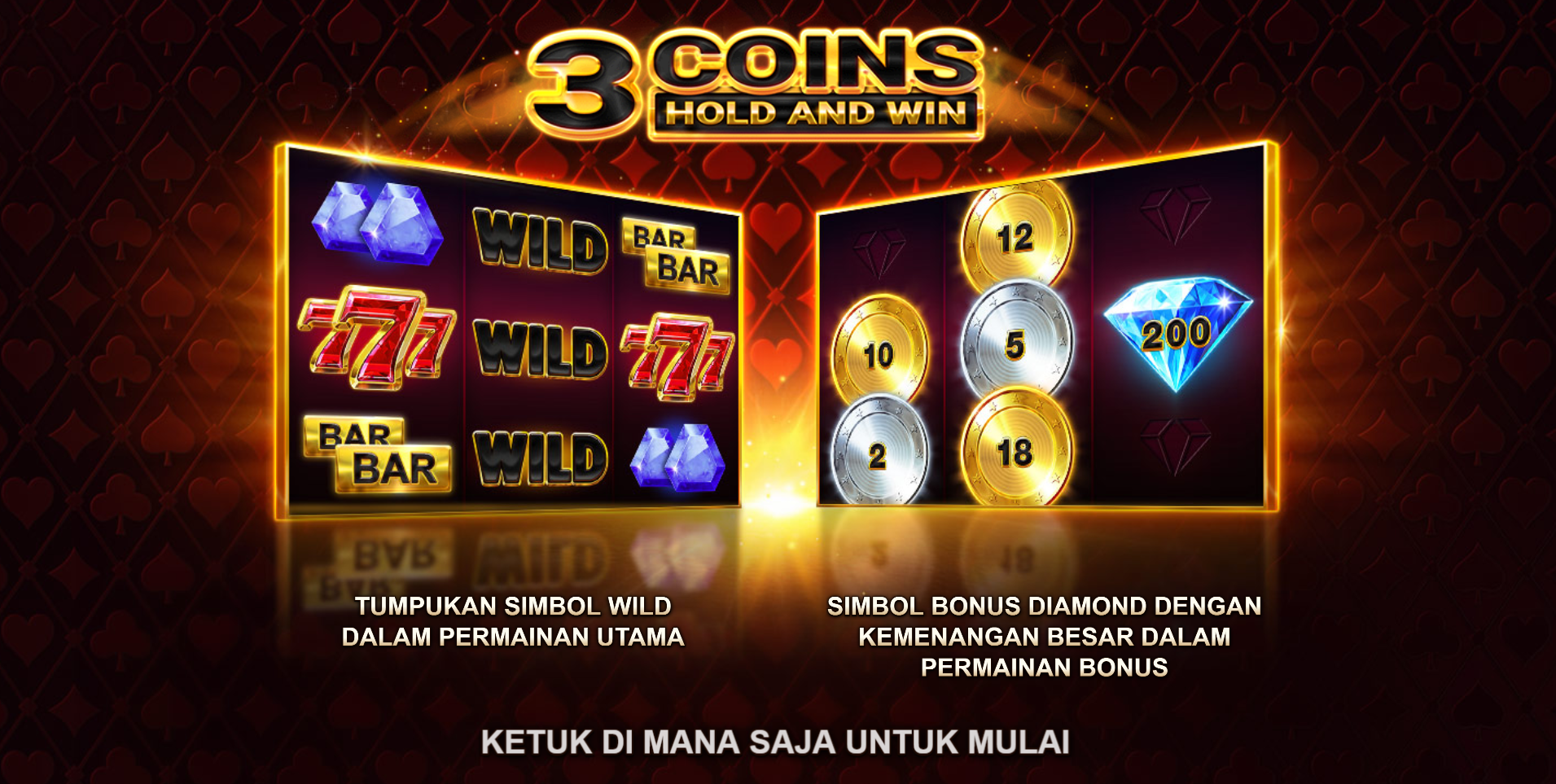 Slot Online 3 Coins Booongo