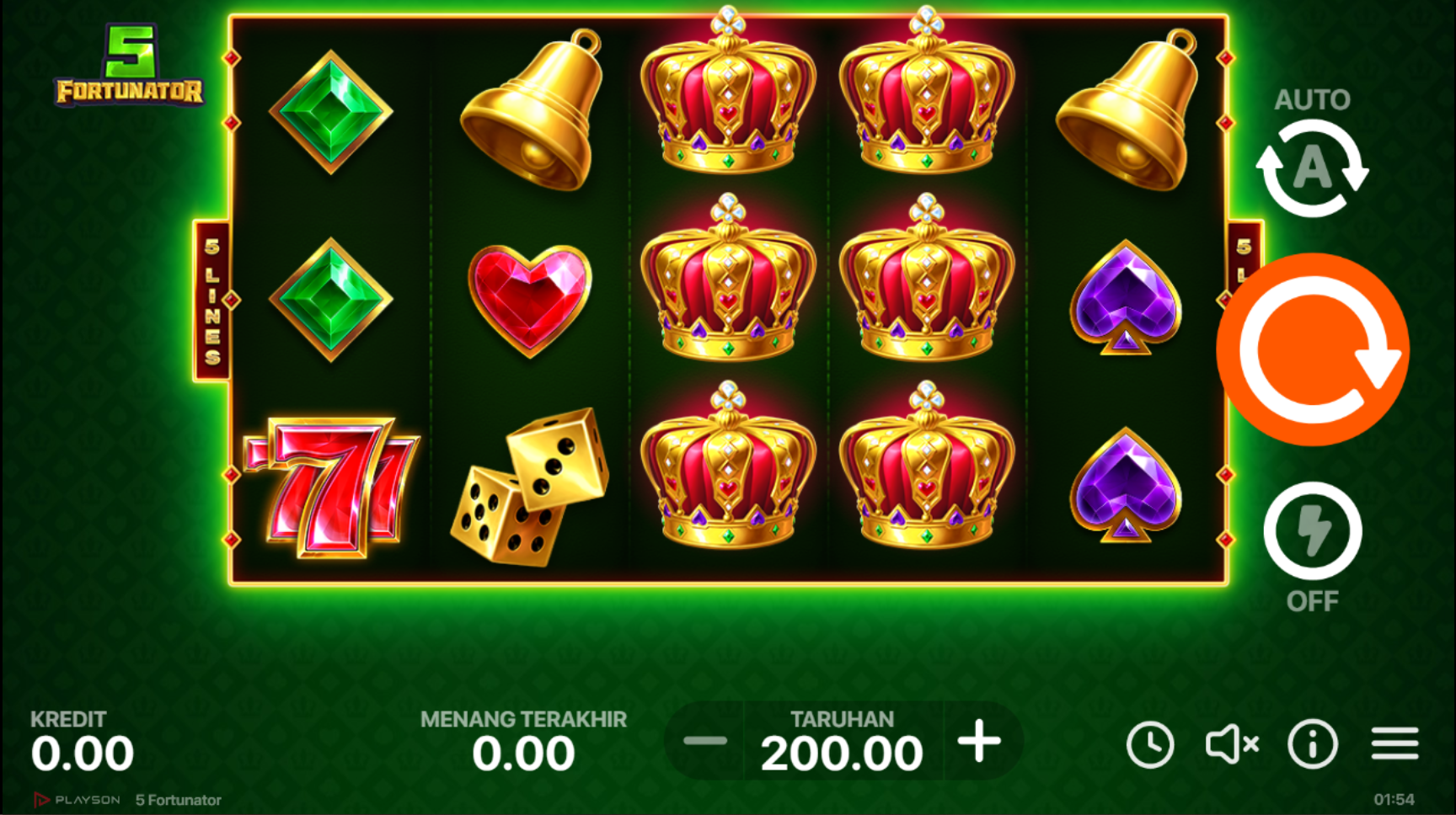 Slot Online 5 Fortunator Booongo