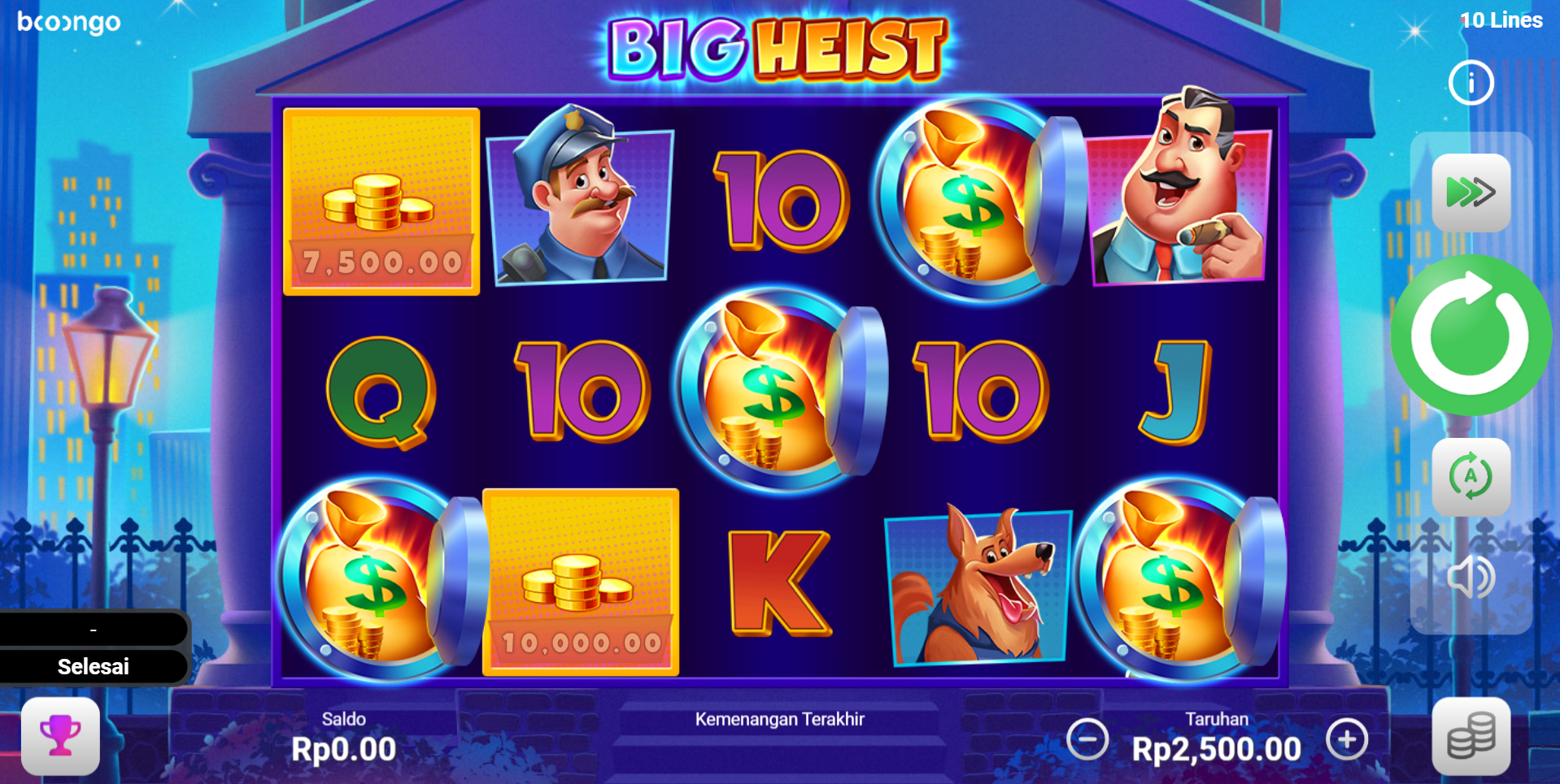 Slot Online Big Heist Booongo