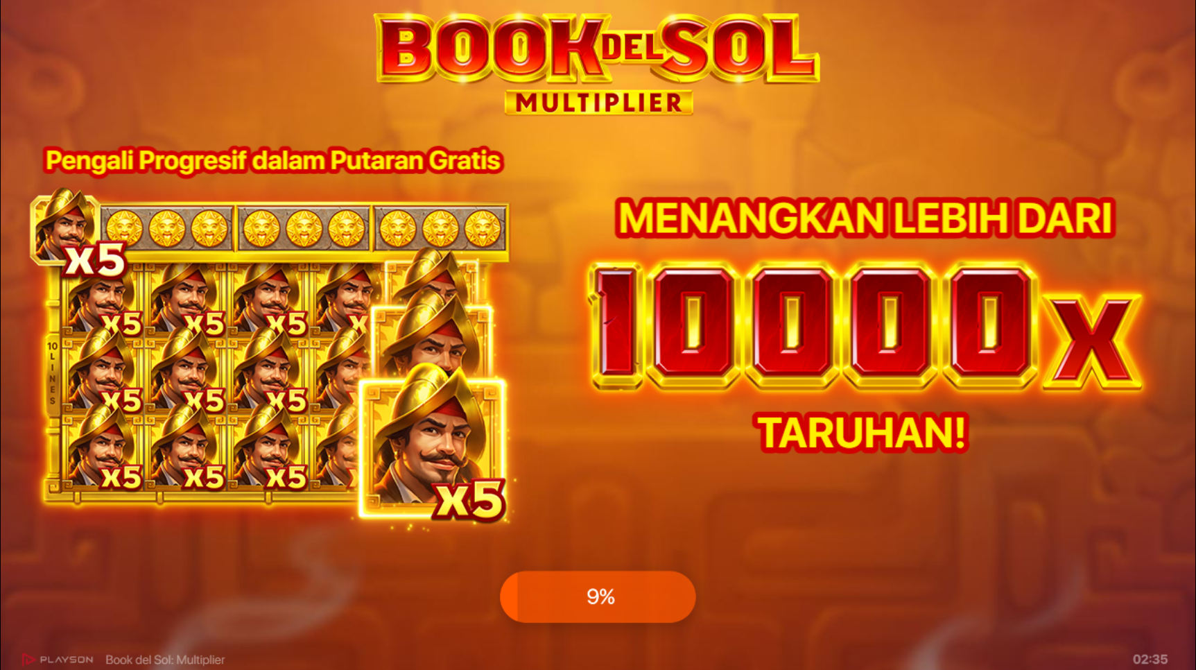 Slot Online Book Del Sol Booongo