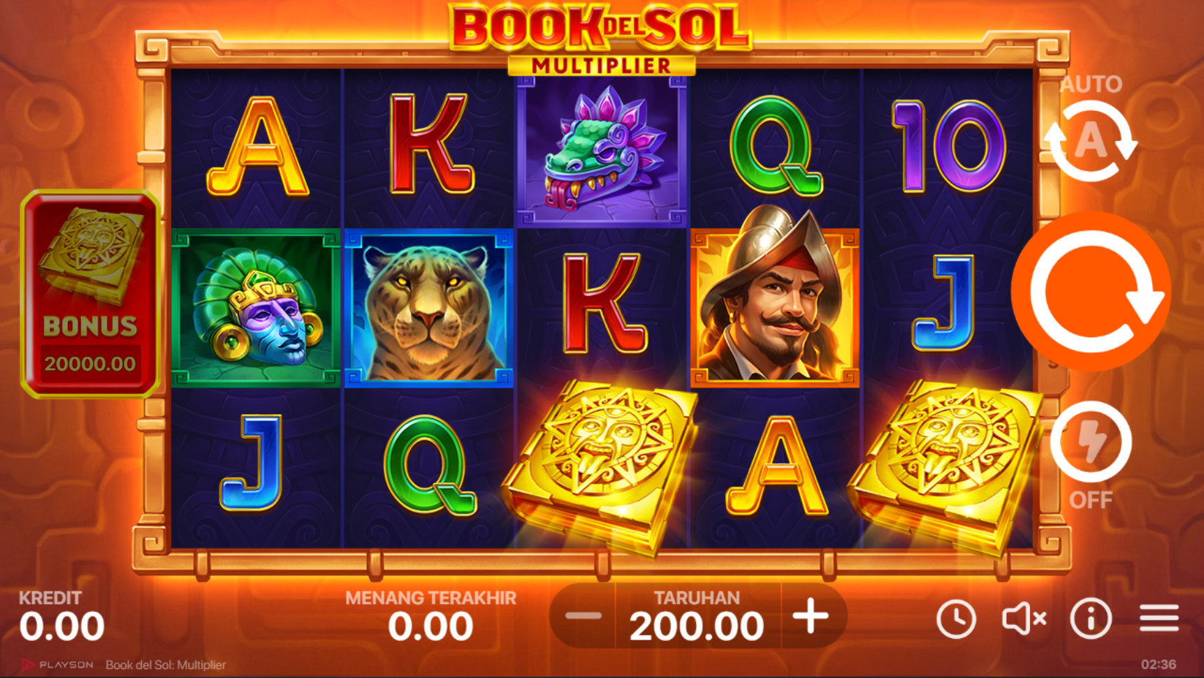 Slot Online Book Del Sol Booongo