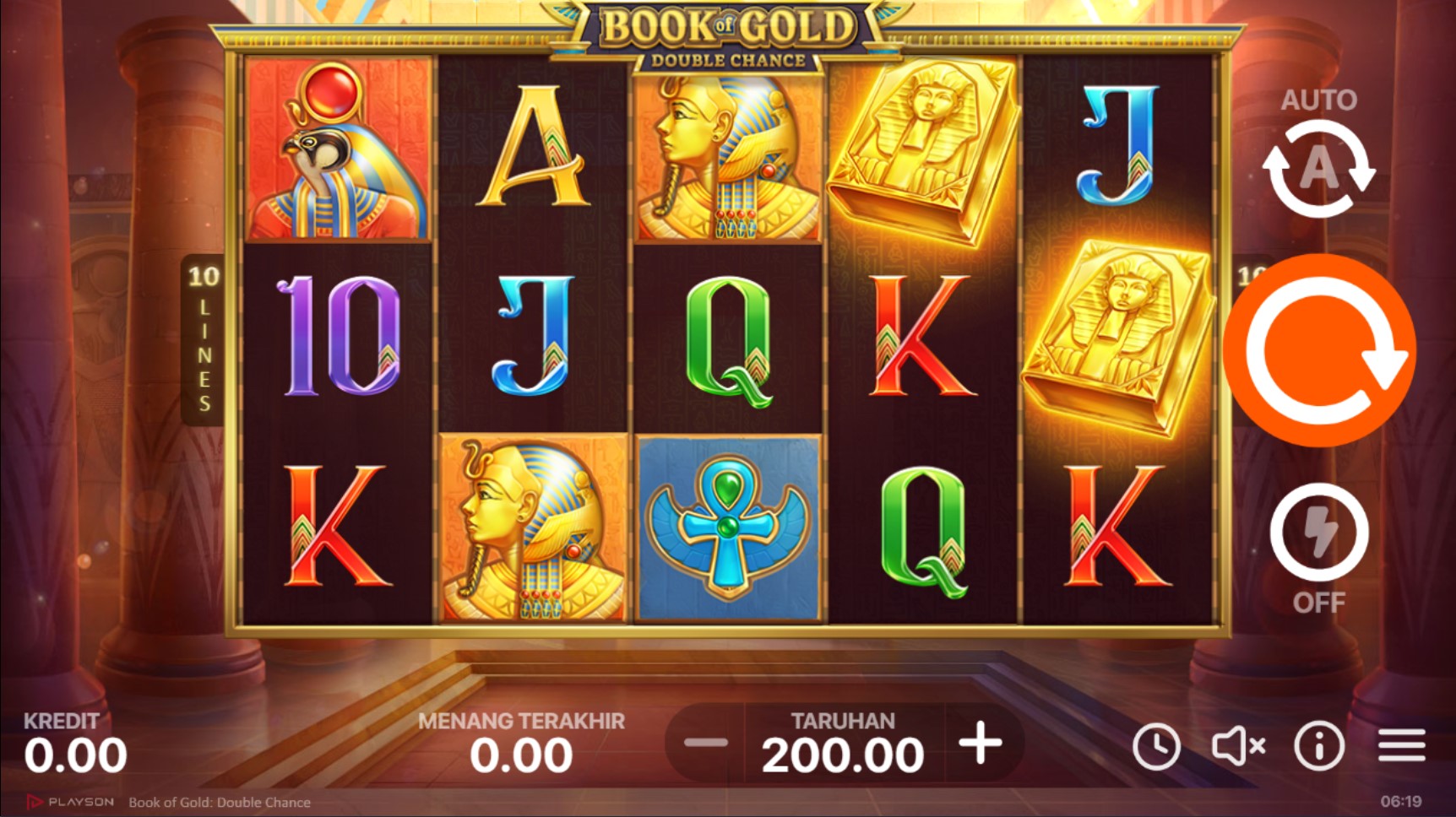 Slot Online Book Of Gold Double Chance Booongo