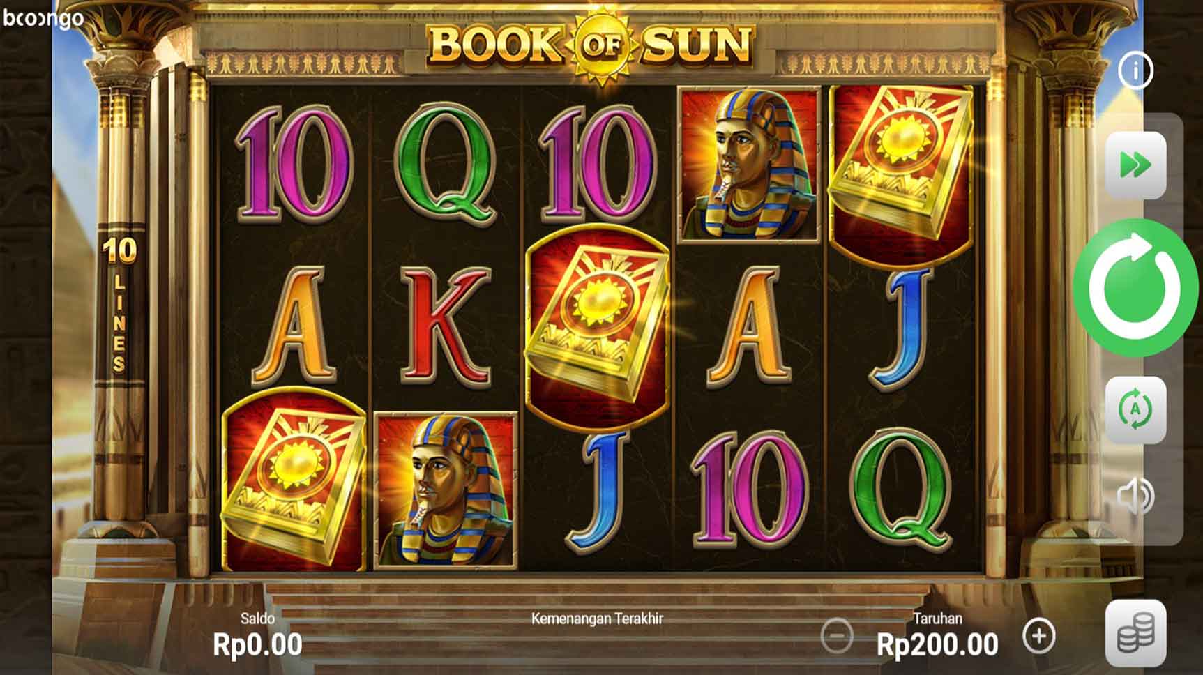 Slot Online Book Of Sun Booongo