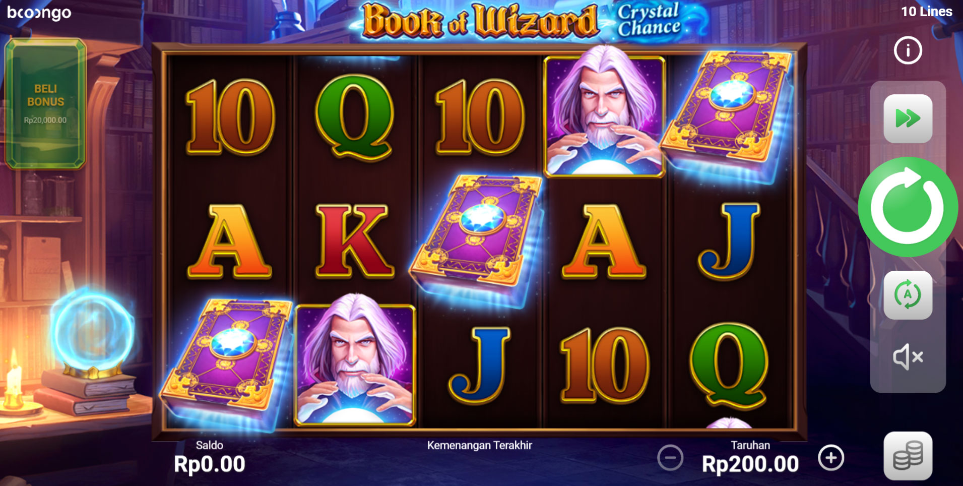 Slot Online Book Of Wizard Crystal Chance Booongo