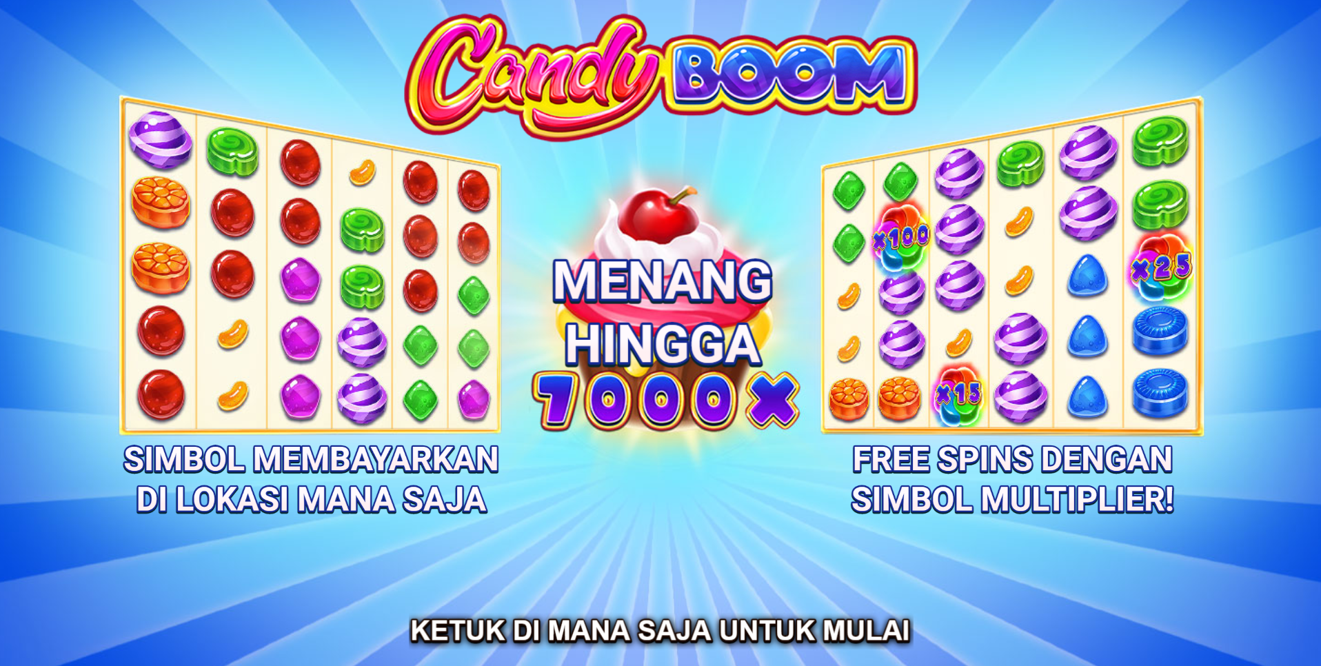 Slot Online Candy Boom Booongo