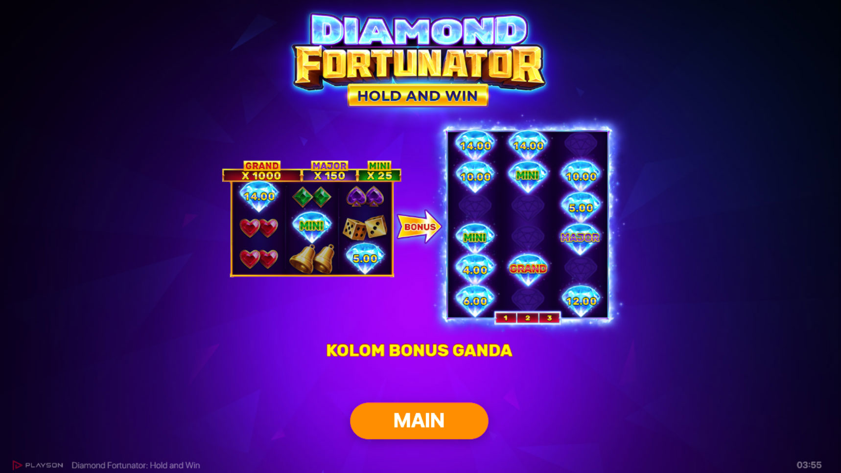 Slot Online Diamond Fortunator Booongo