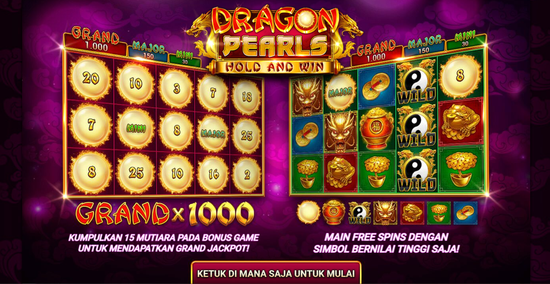 Slot Online Dragon Pearls Booongo