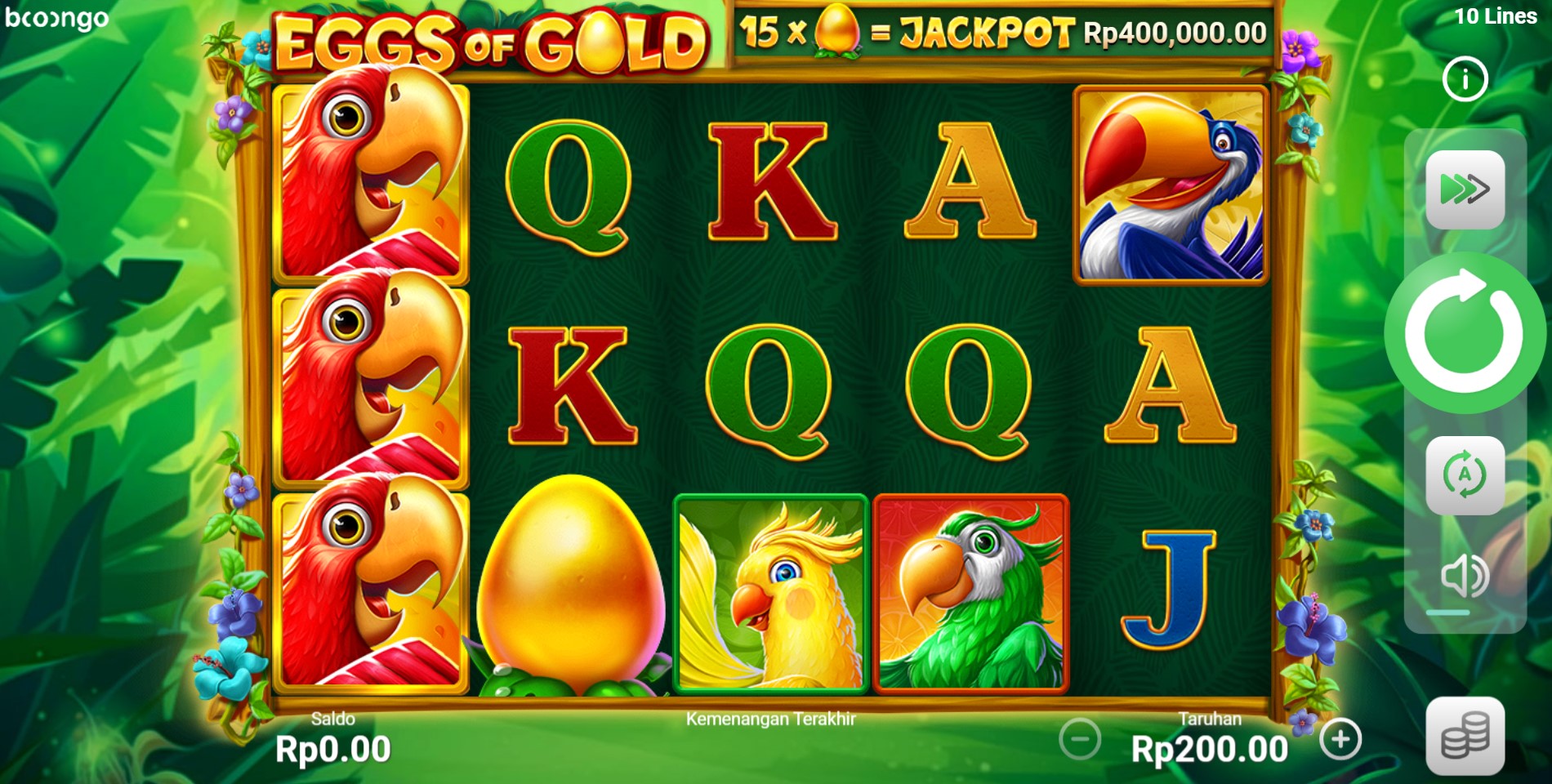 Slot Online Eggs Of Gold Booongo