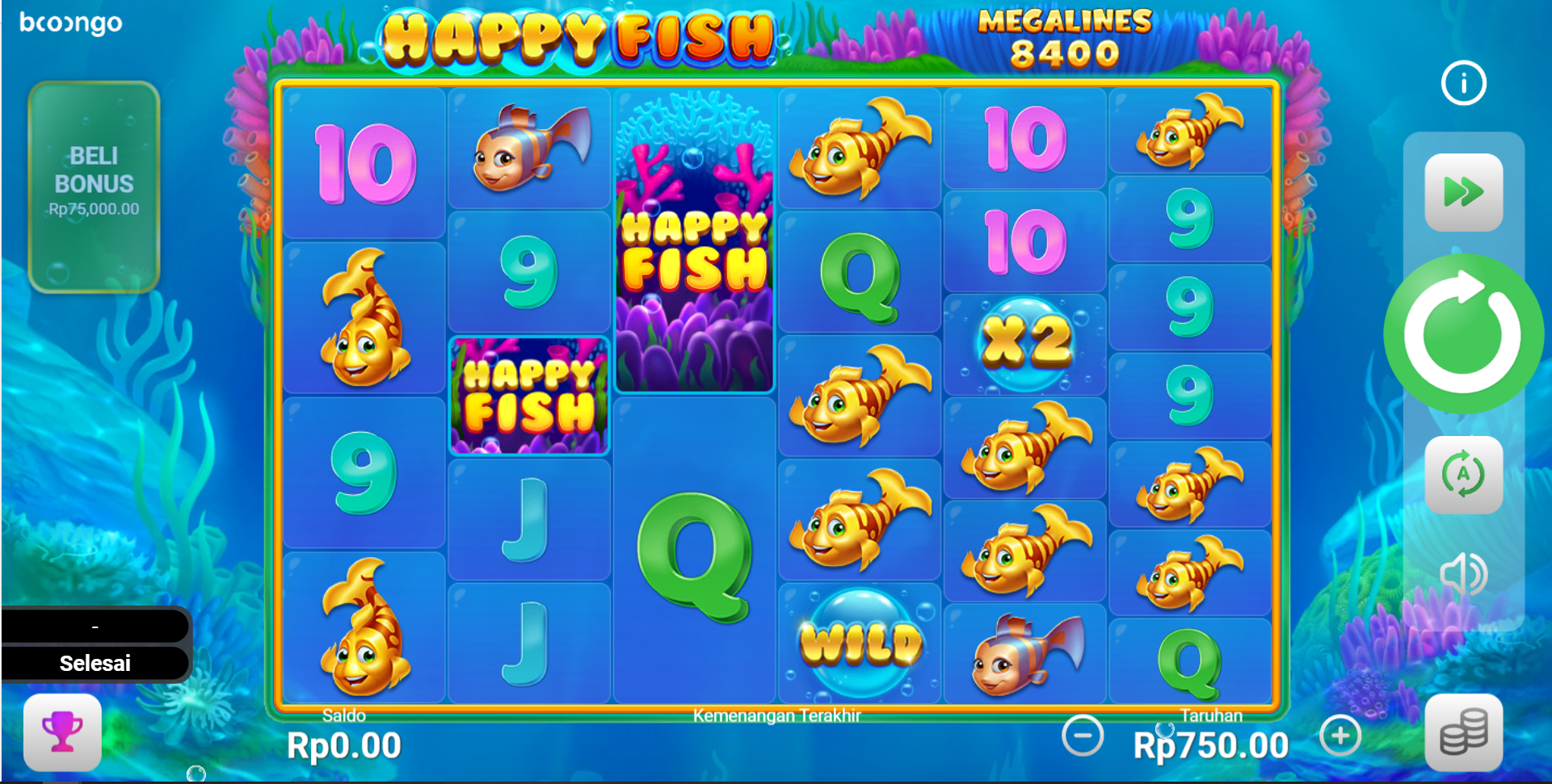 Slot Online Happy Fish Booongo