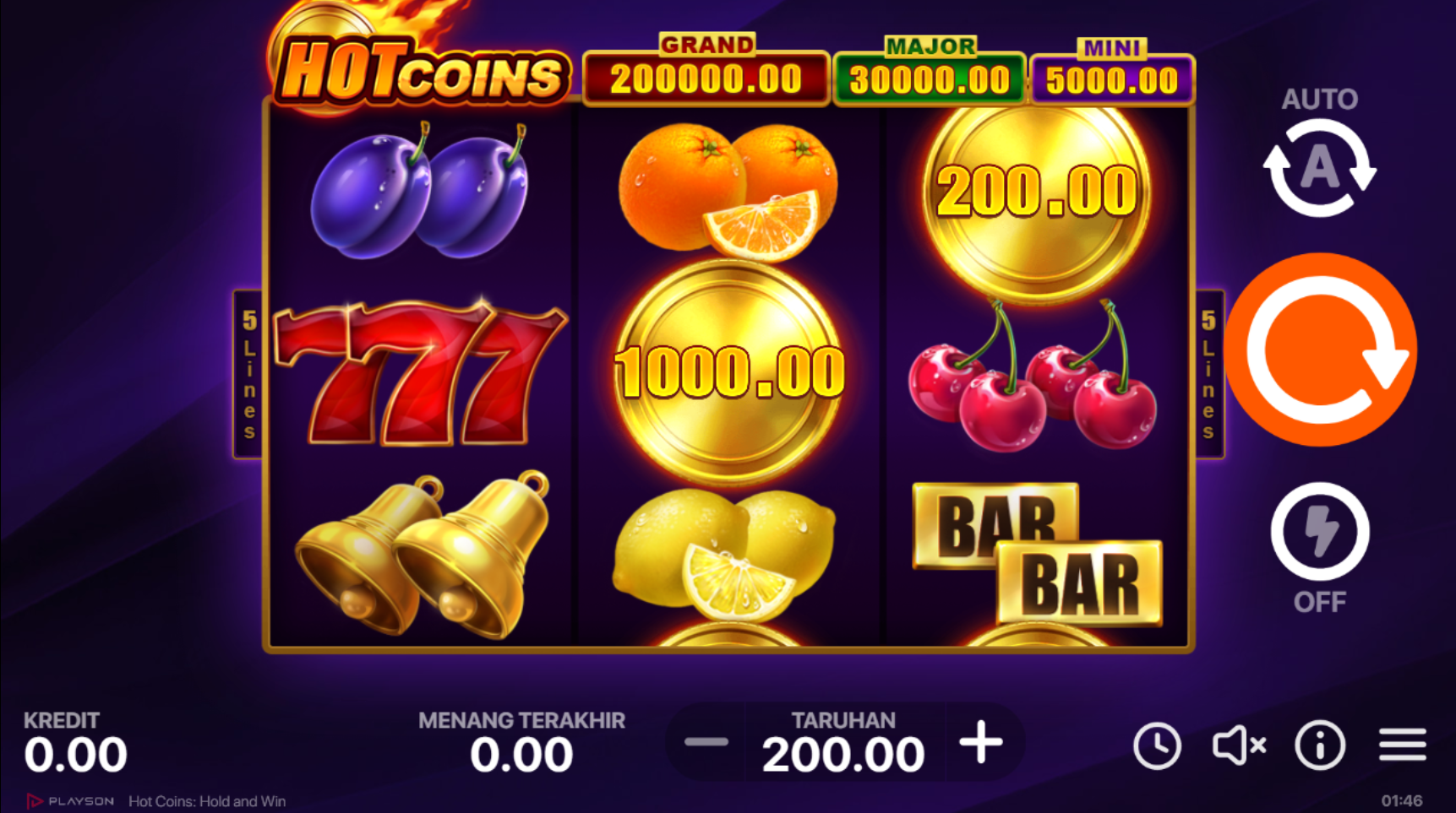 Slot Online Hot Coins Booongo