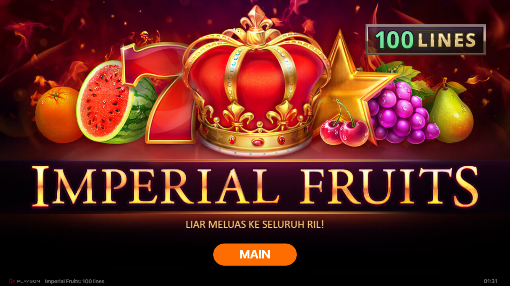 Slot Online Imperial Fruits Booongo