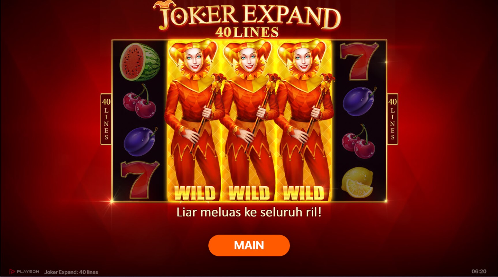 Slot Online Joker Expand 40 Lines Booongo