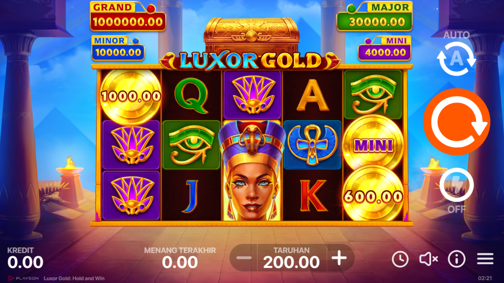 Slot Online Luxor Gold Booongo