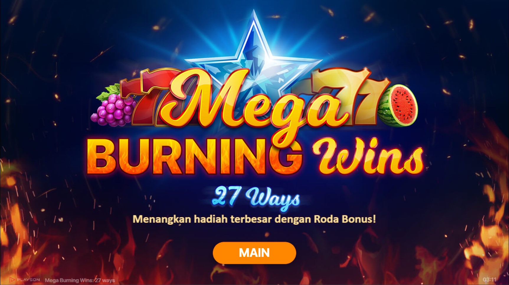 Slot Online Mega Burning Wins Booongo