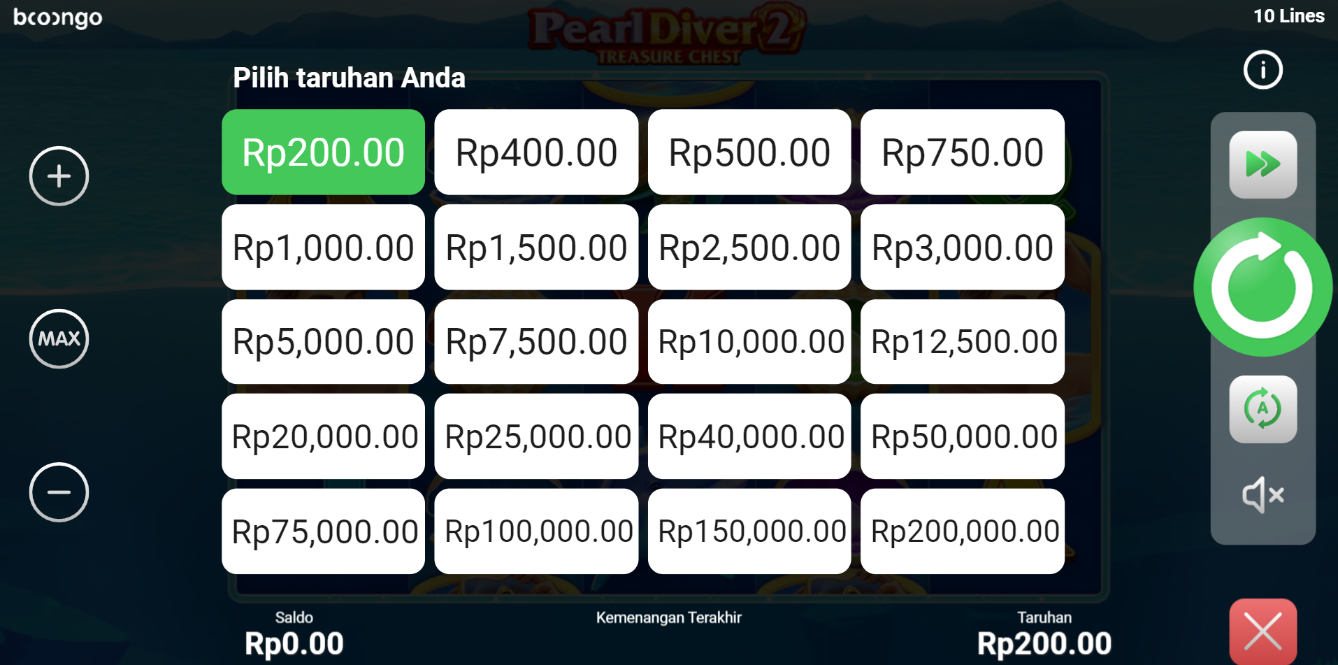 Slot Online Pearl Diver 2 Booongo