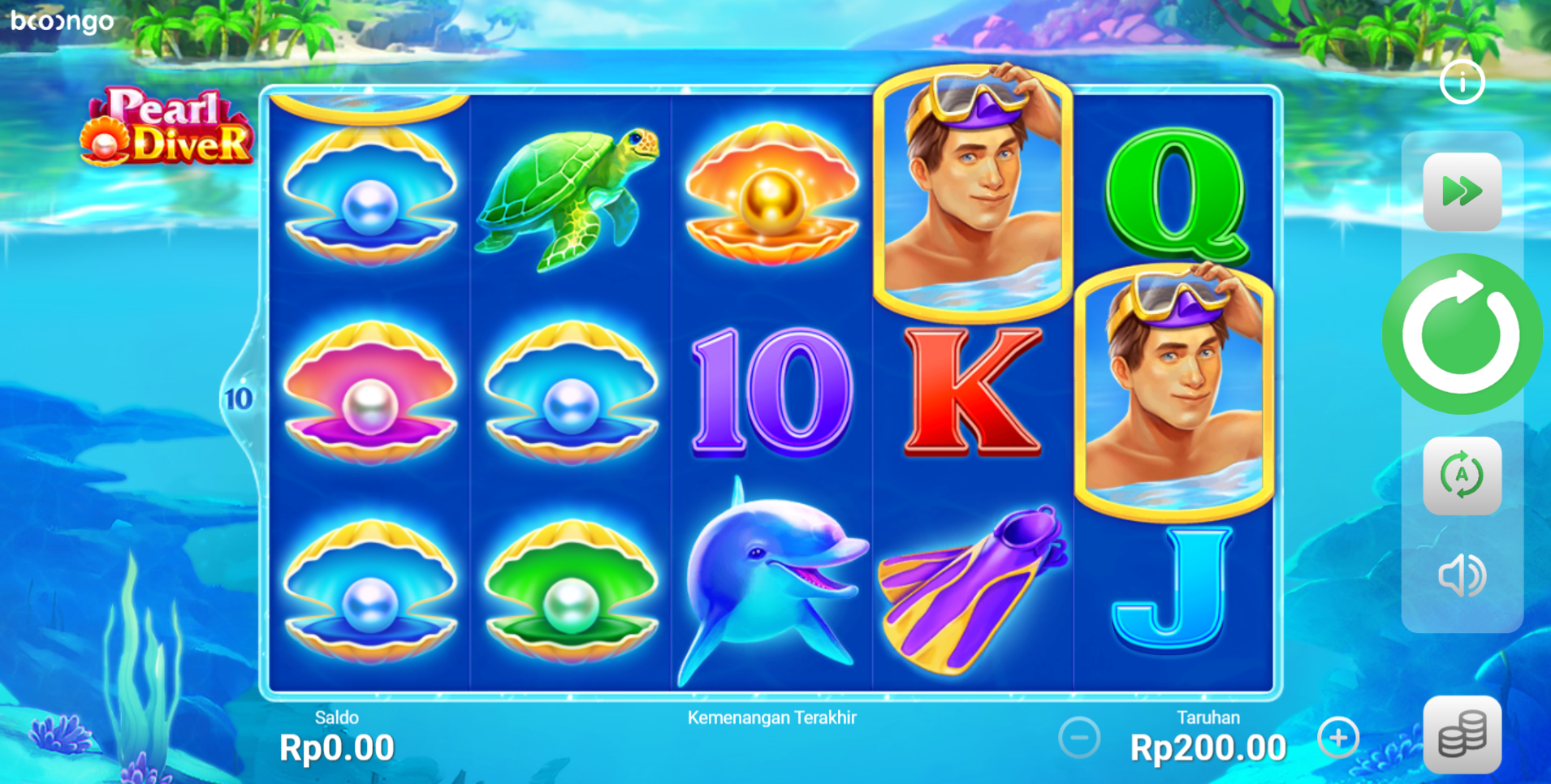 Slot Online Pearl Diver Booongo