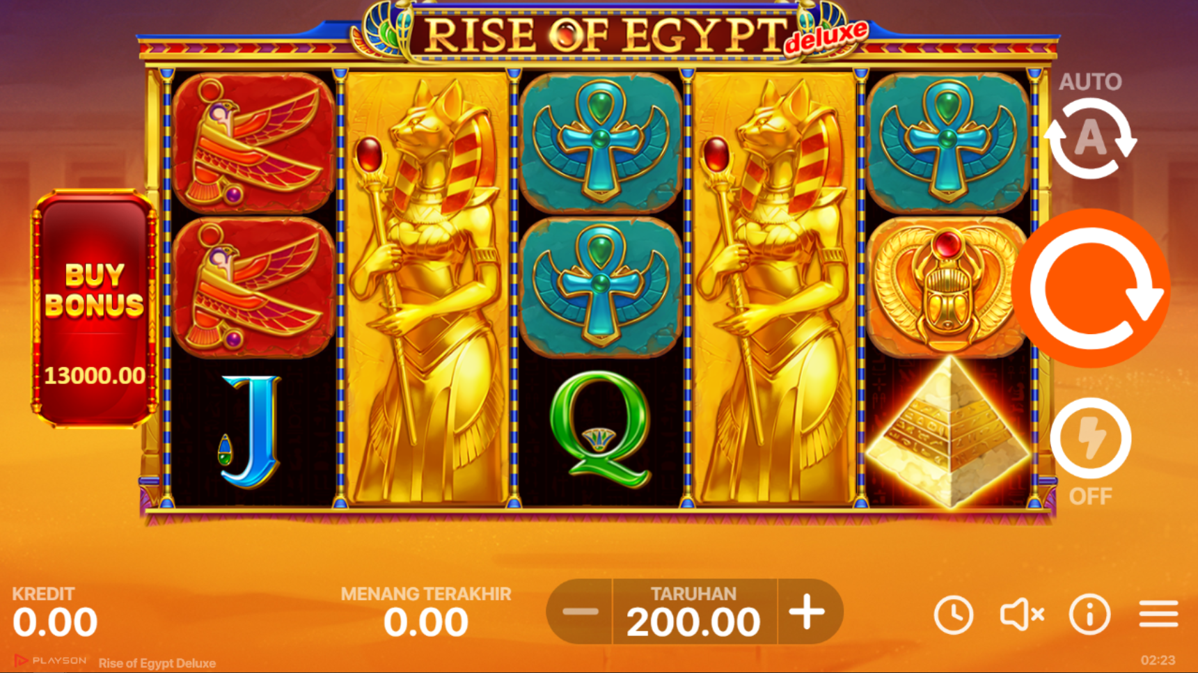 Slot Online Rise Of Egypt Deluxe Booongo