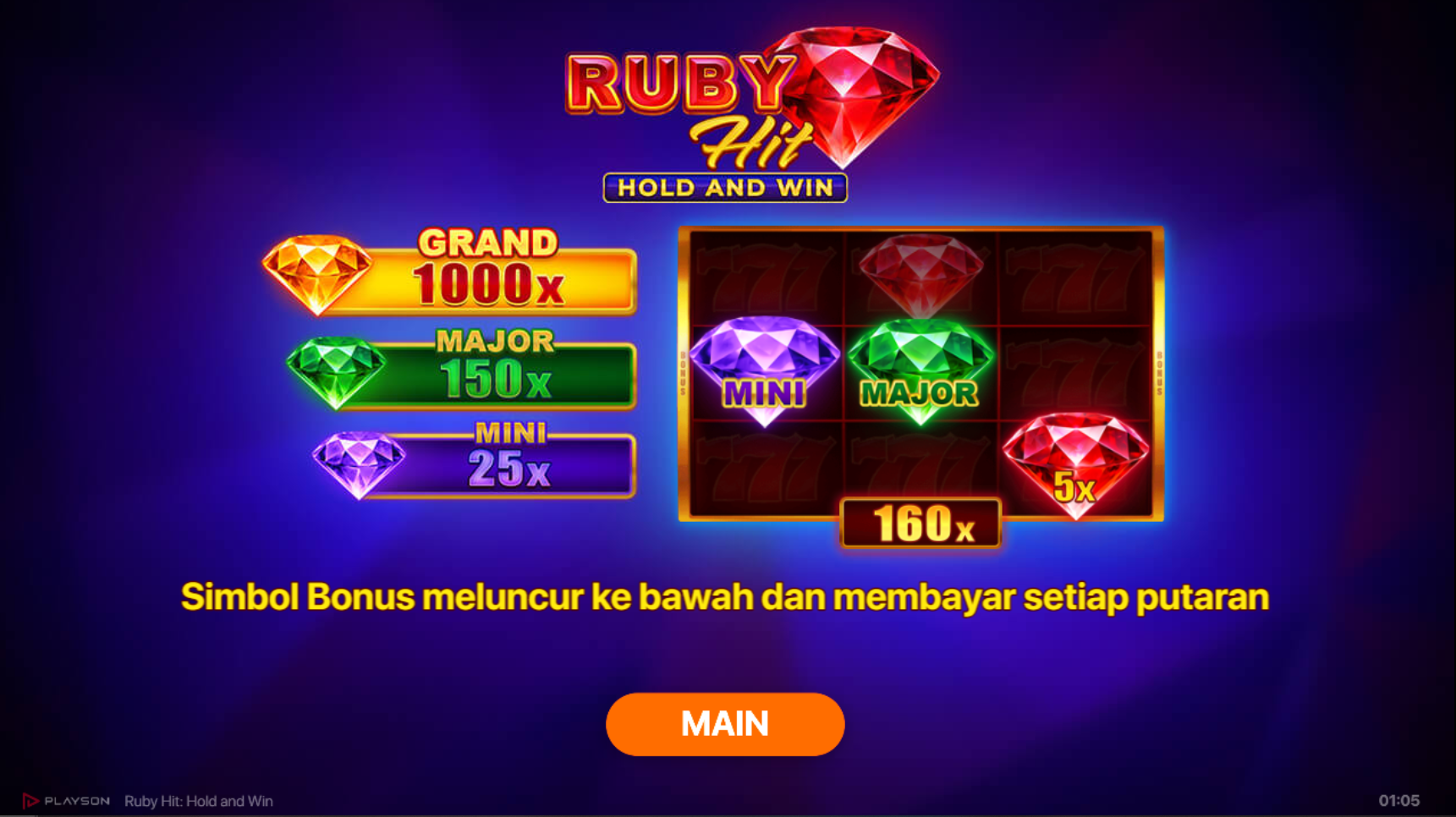 Slot Online Ruby Hit Booongo