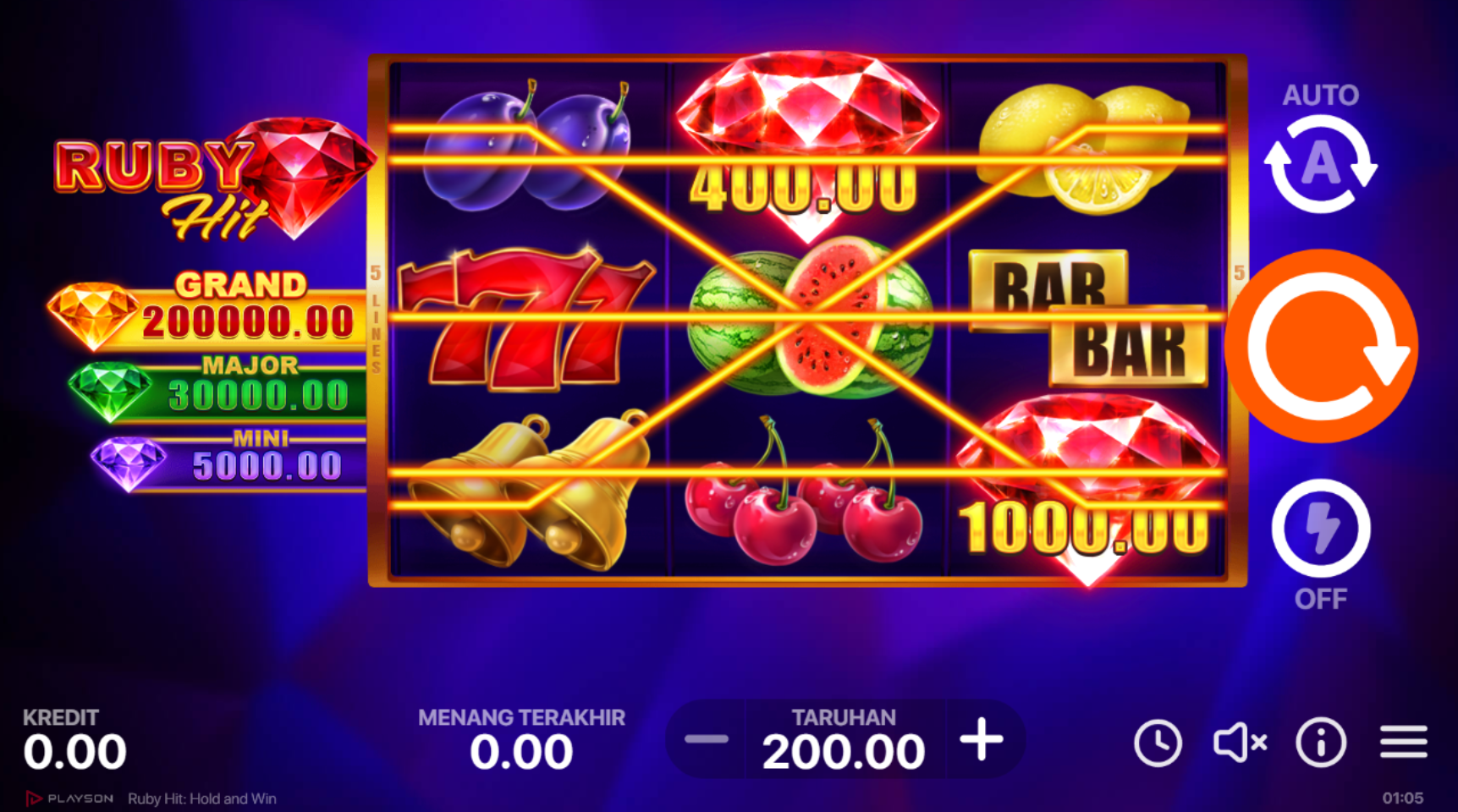 Slot Online Ruby Hit Booongo