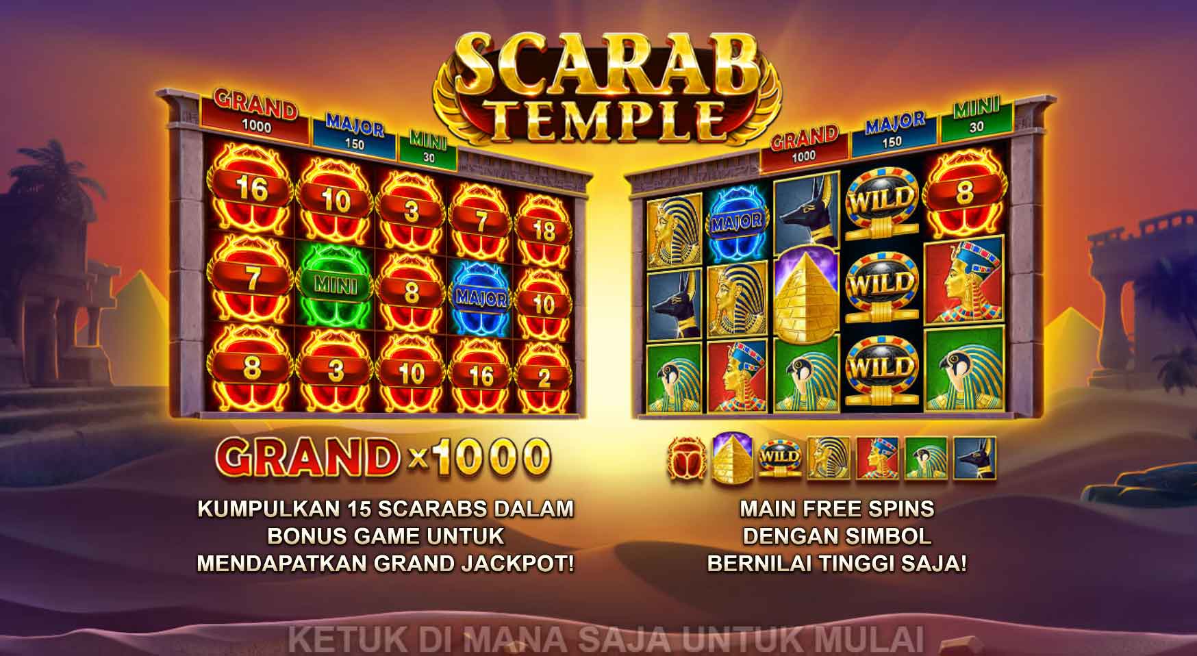 Slot Online Scarab Temple Booongo