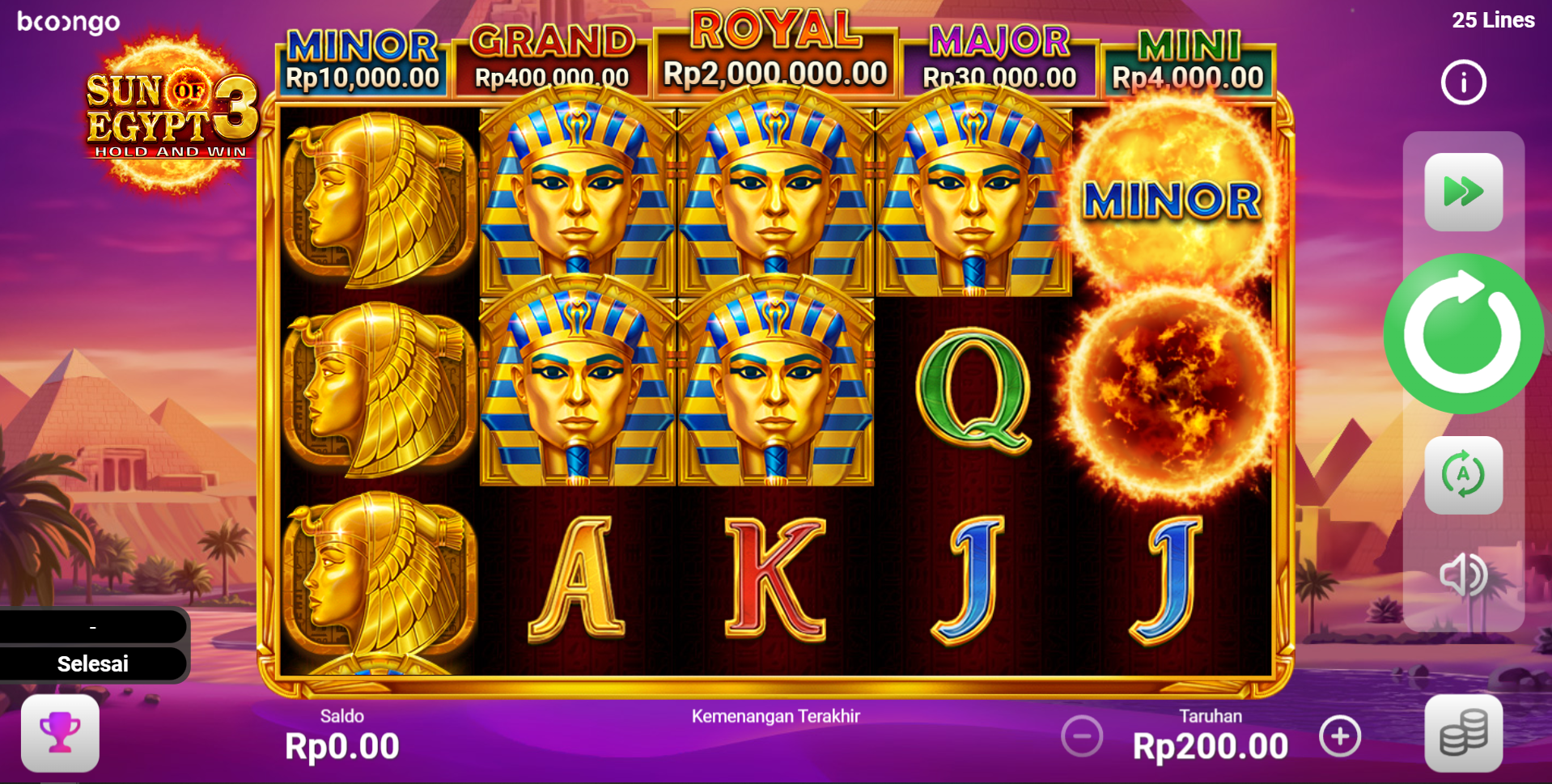 Slot Online Sun Of Egypt 3 Booongo