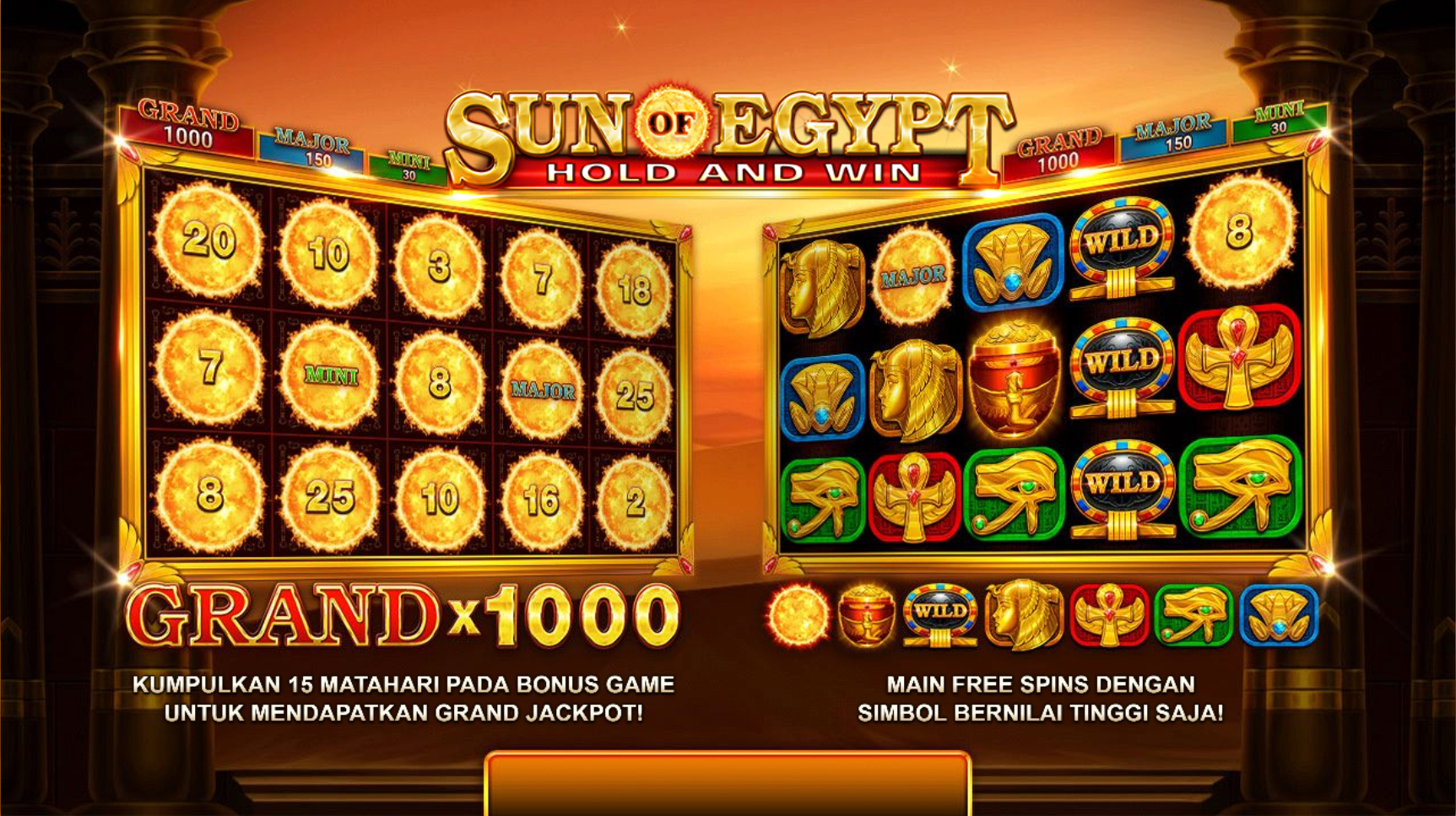 Slot Online Sun Of Egypt Booongo