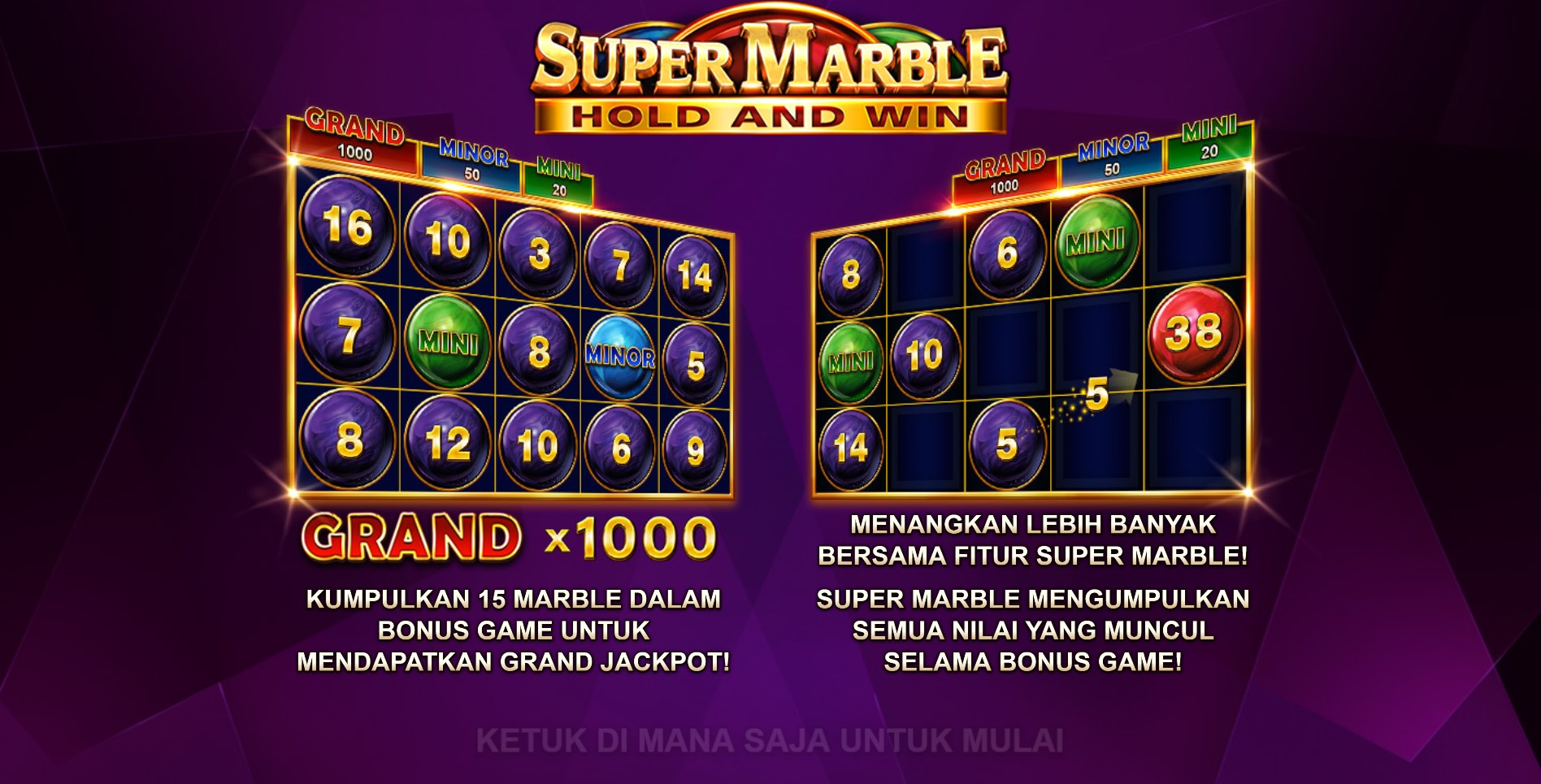 Slot Online Super Marble Booongo