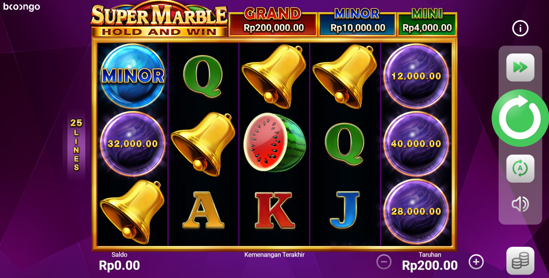 Slot Online Super Marble Booongo