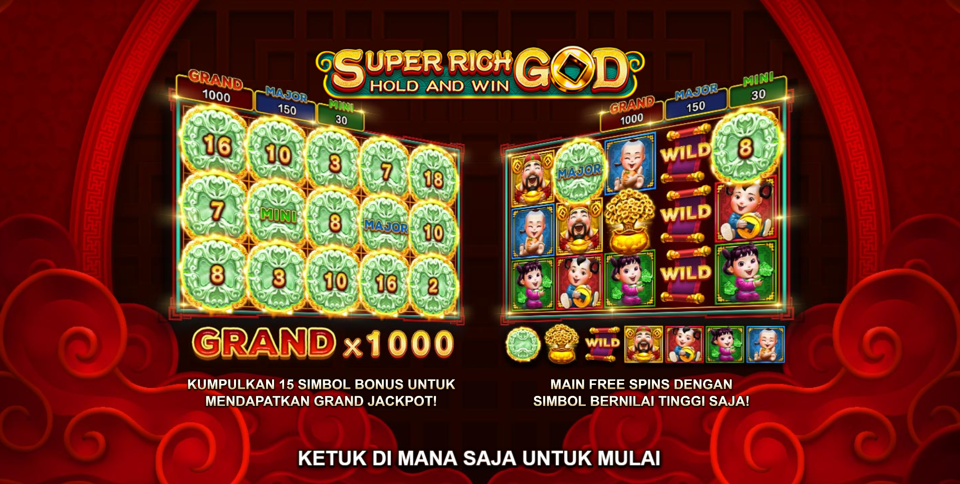 Slot Online Super Rich God Booongo