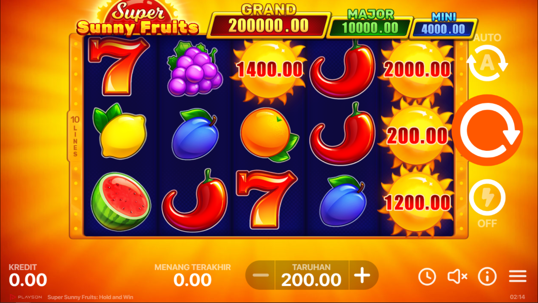 Slot Online Super Sunny Fruits Booongo