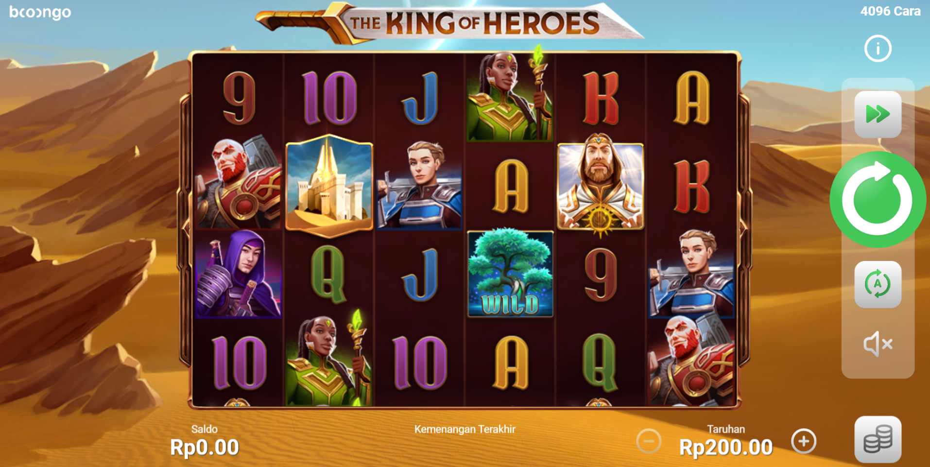 Slot Online The King Of Heroes Booongo