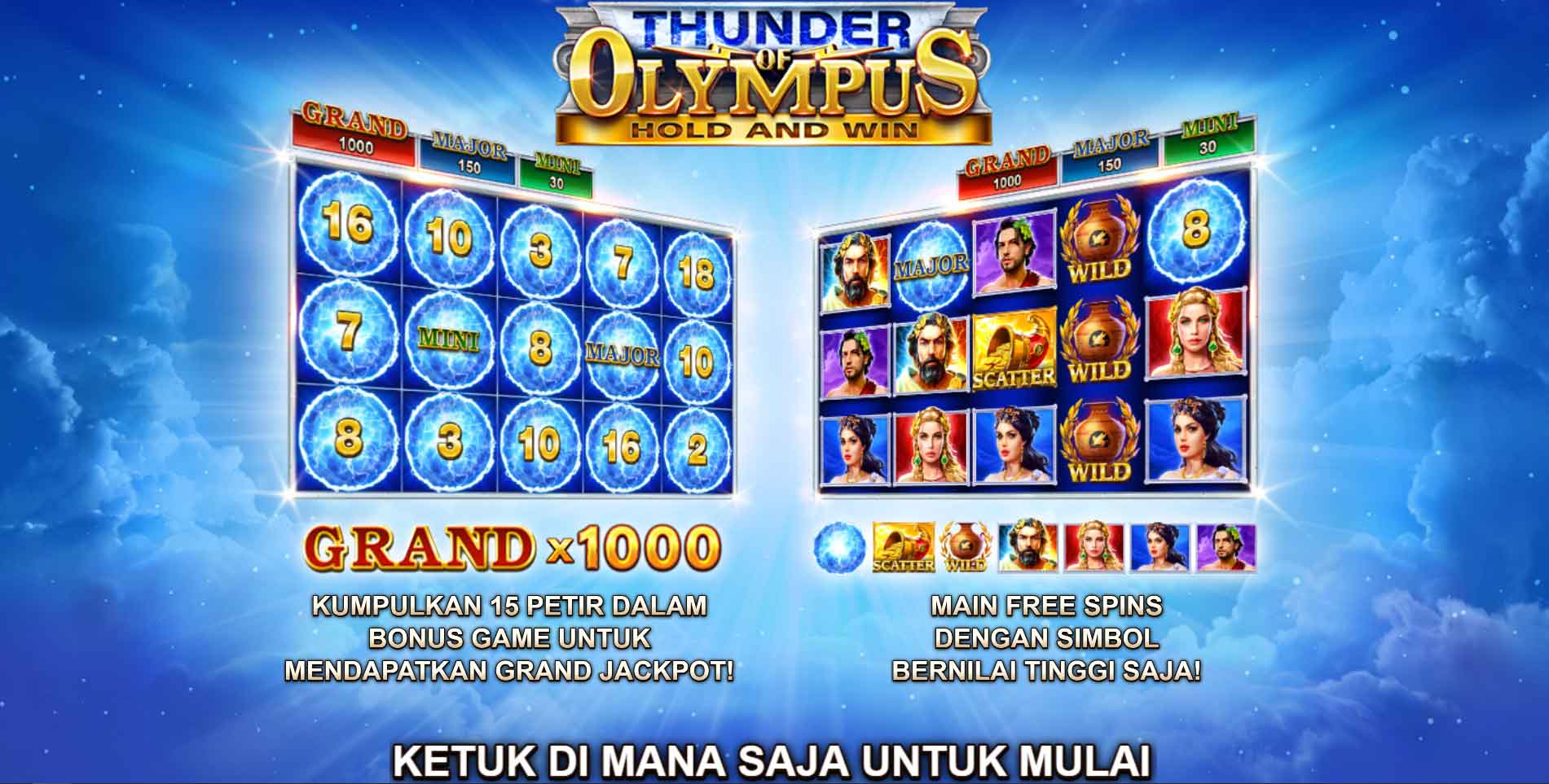 Slot Online Thunder Of Olympus Booongo