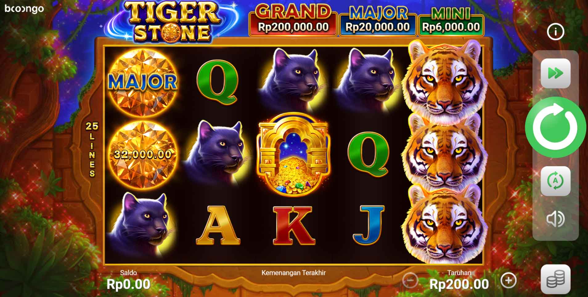 Slot Online Tiger Stone Booongo