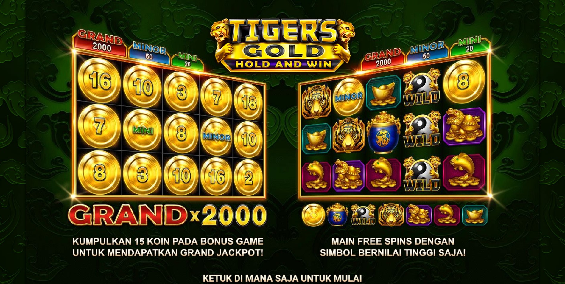 Slot Online Tiger's GoldBooongo