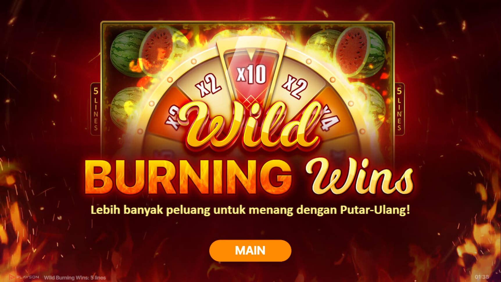 Slot Online Wild Burning Wins Booongo