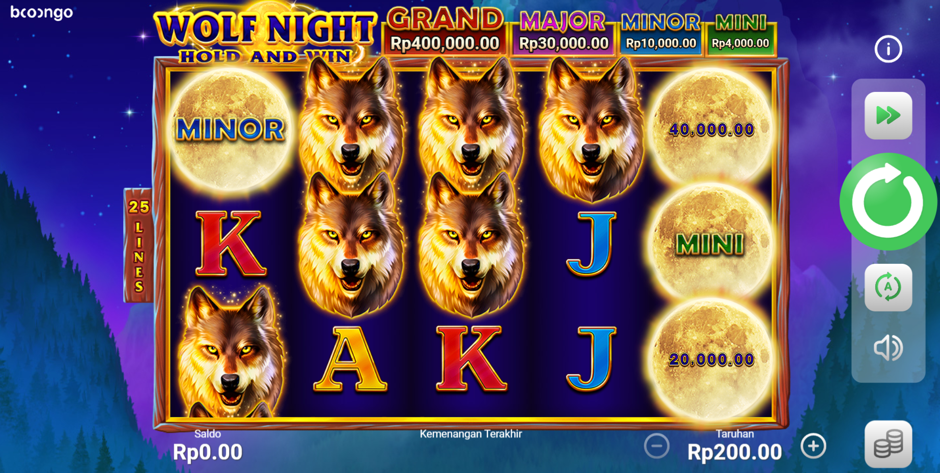 Slot Online Wolf Night Booongo