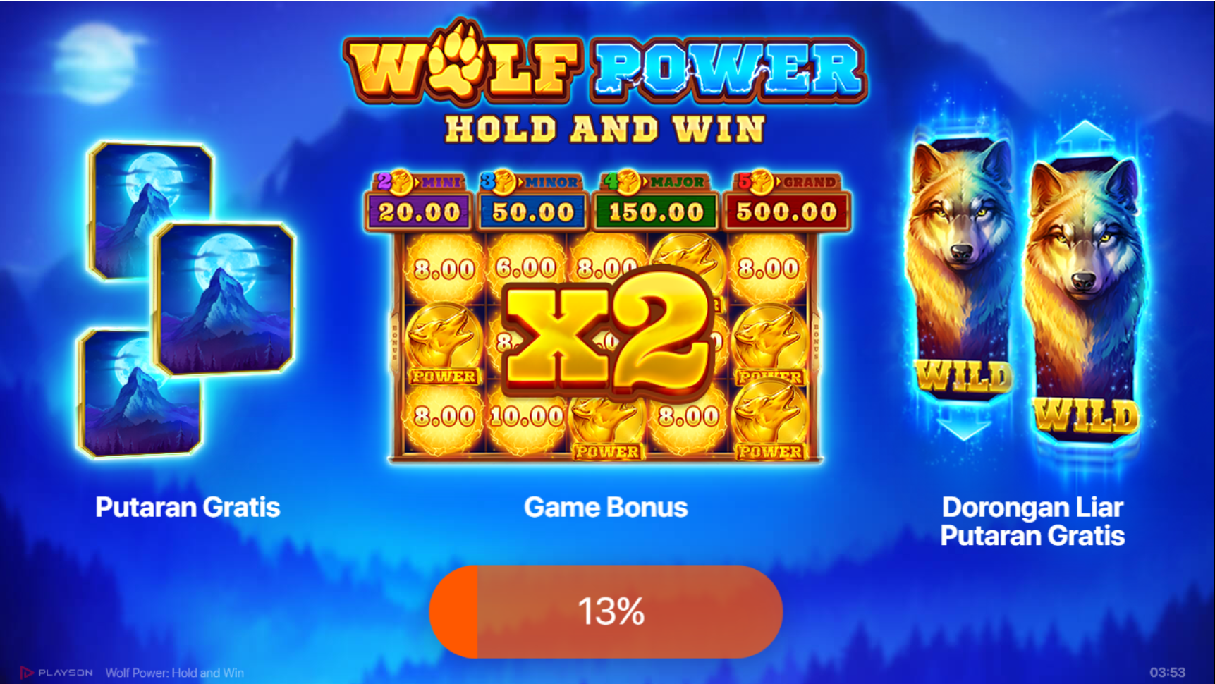 Slot Online Wolf Power Booongo