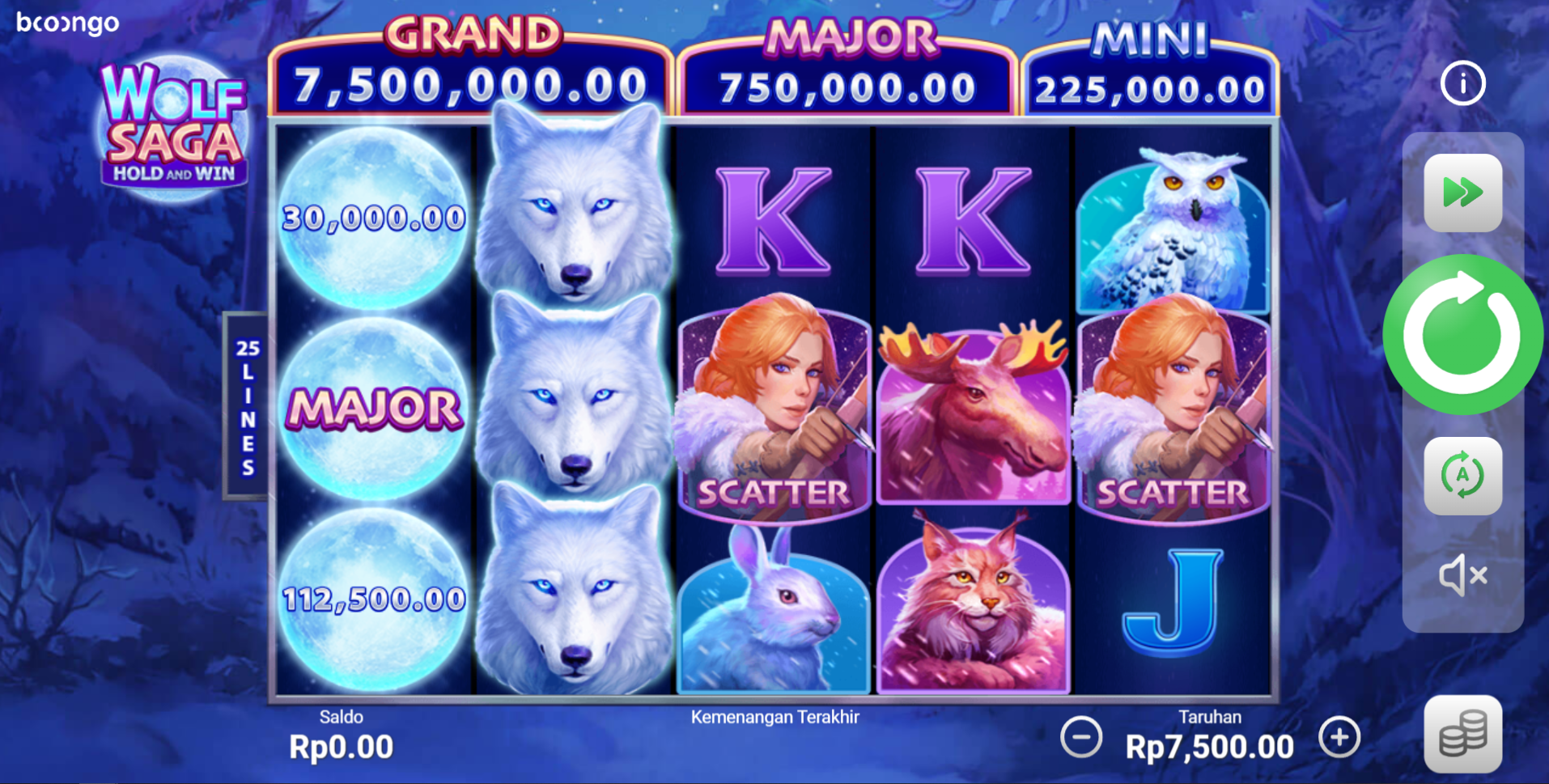 Slot Online Wolf Saga Booongo