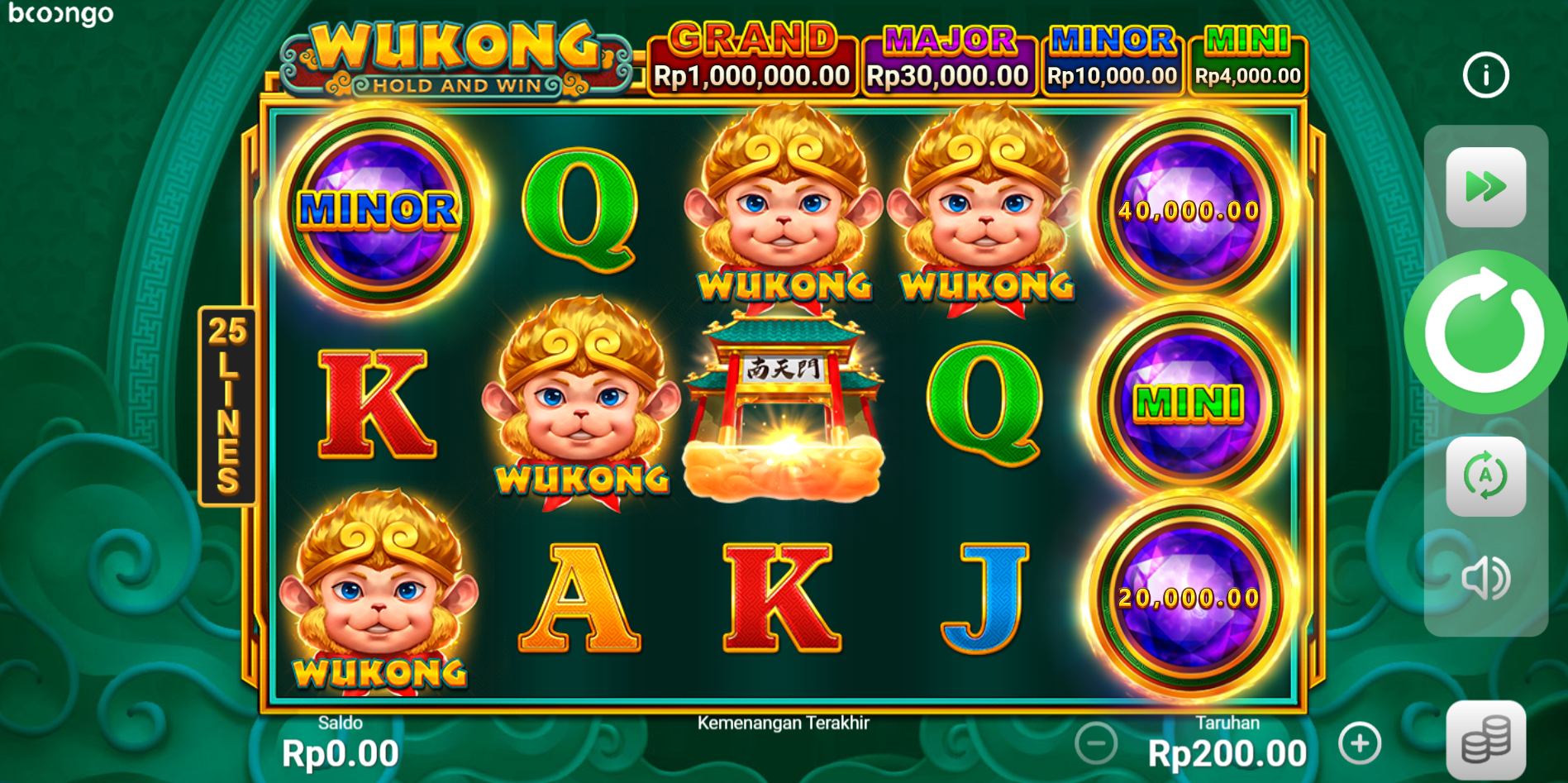 Slot Online Wukong Booongo